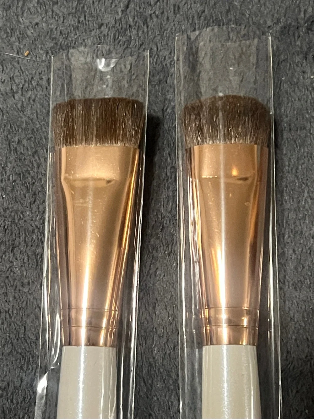 Morphe Rose Gold / Gold Brush Case with 7 pcs White Handle Brush Set